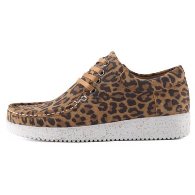 Nature Footwear Anna Suede Sko Leopard